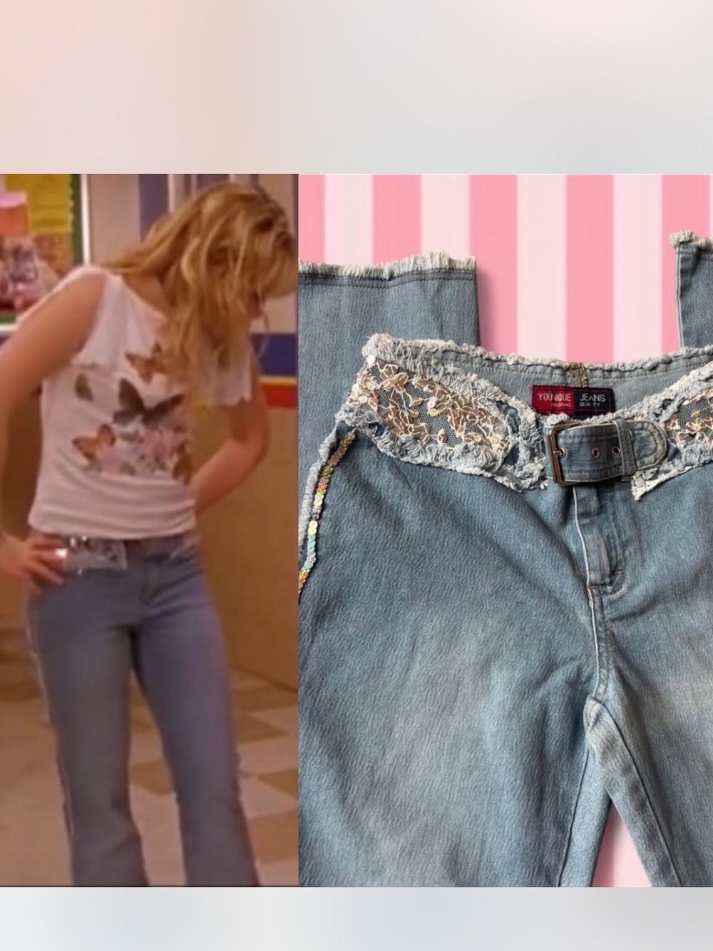 Please share! DO NOT BUY! ISO! Lizzie Mcguire Younique Jeans